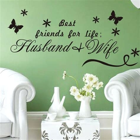 Best Friends For Life Husband Wife Wall Decal Bedroom Husband And
