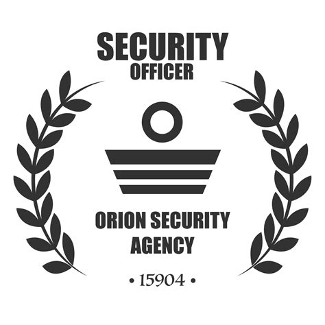 Security Badge Template In Illustrator Svg Eps Download