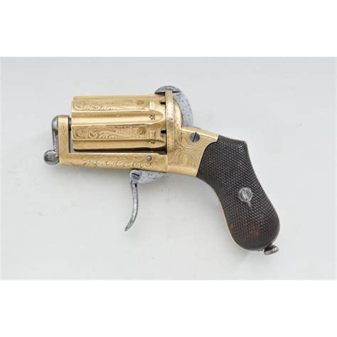 Double Action Pinfire Pepper Box Revolver Of Apache