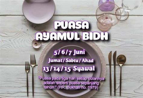 Lafadz niat puasa ayyamul bidh terimakasih telah mengunjungi channel ini video ini kami buat jangan lewatkan puasa sunnah ayyamul bidh di bulan sya'ban 2021 ada begitu banyak amalan. Puasa Ayyamul Bidh - Masjid Darussalam Kota Wisata