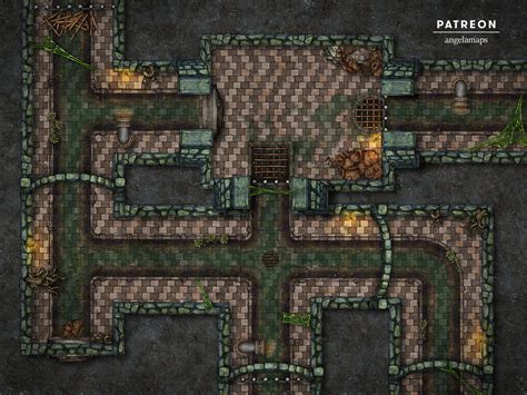 22 Dnd Sewer Battle Map Madeleinebrice