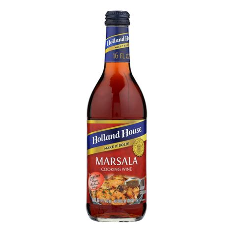 Case Of 12 Holland House Holland House Marsala Cooking Wine Marsala