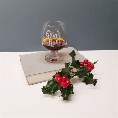 What if your dad is the kind of guy that already has pretty much everything? Personalised Rum Glass Bacardi and Coke Glass Custom ...