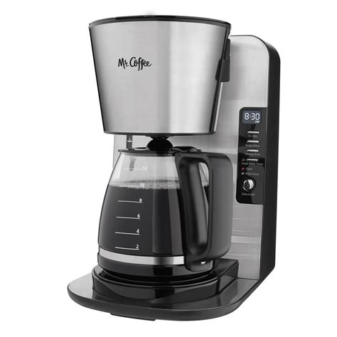 Mr Coffee 12 Cup Stainless Programmable Advanced Brew Coffee Maker