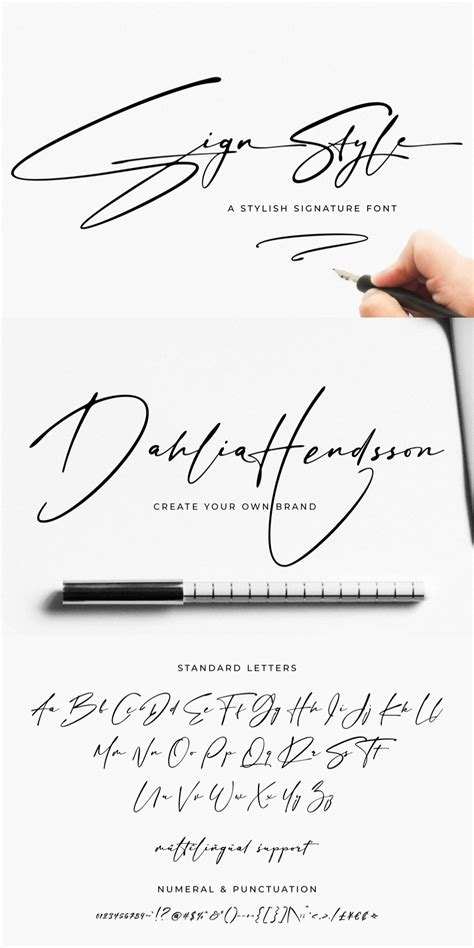 Sign Style Elegant Signature Font Signature Fonts Lettering