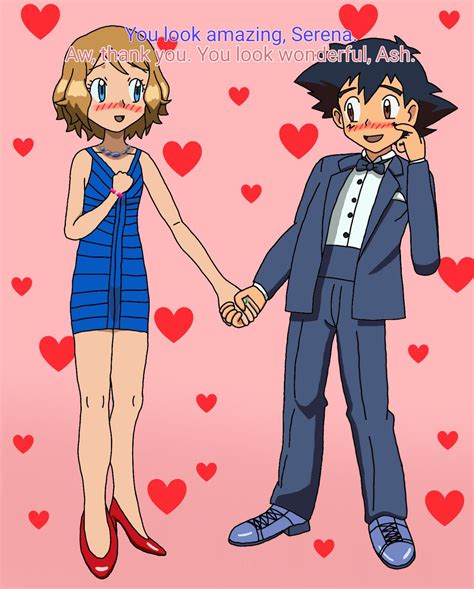 Amourshipping Ready For A Date By Serenashowcase On Deviantart