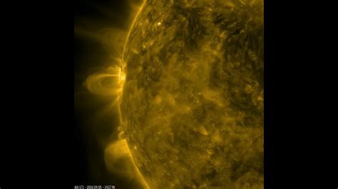 Towering Magnetic Arches Seen By Nasas Sdo Youtube
