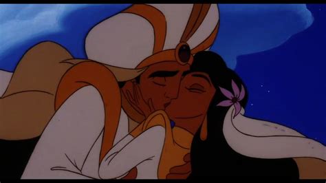 Image Aladdin And Jasmine Finally Married Share A Kiss Heroes