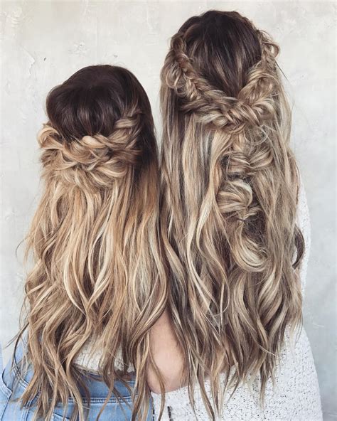 10 Messy Braided Long Hairstyle Ideas For Weddings And Vacations Pop Haircuts