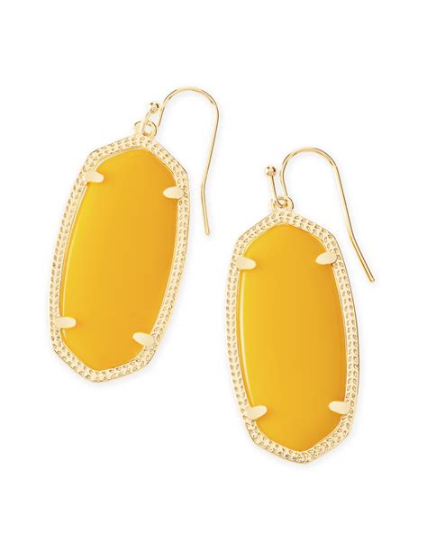 Elle Drop Earrings In Yellow Kendra Scott Jewelry Yellow Jewelry 14k
