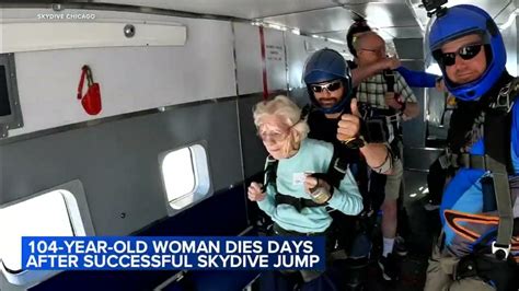 104 Year Old Chicago Skydiver Dies Days After Attempting World Record