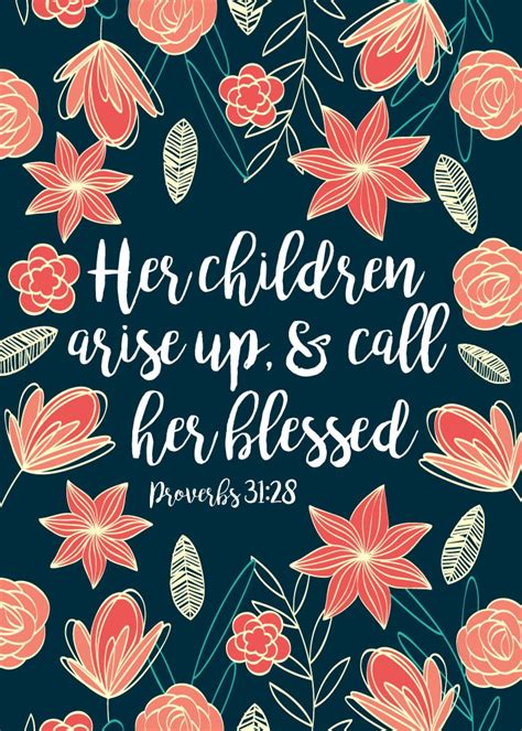 Her Children Arise Up And Call Her Blessed Proverbs 3128 Seeds Of Faith