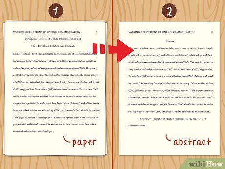 Electronic search engines and databases use words found in your title, subtitle, and abstract as well as keywords to choose what content to display to interested readers. Cómo escribir un resumen usando el estilo APA: 14 Pasos