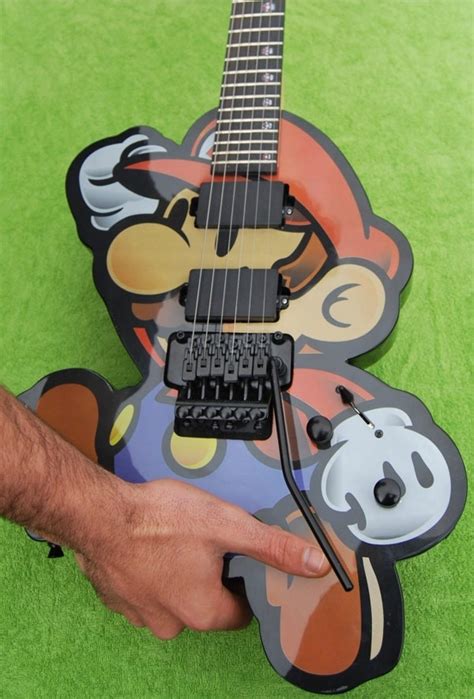 Custom Mario Guitar Its A Me Guitario Technabob