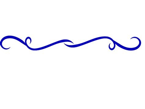 Blue Swirl Divider Clip Art At Vector Clip Art Online