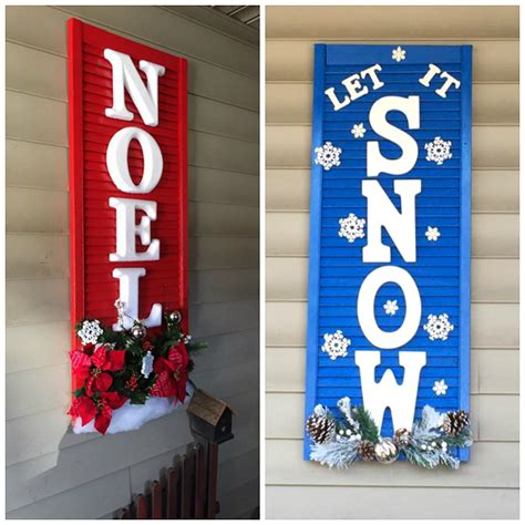 Decorated Christmas Shutters Crafty Morning Christmas Shutters