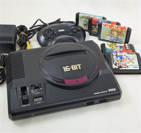 Mega Drive Sega Console System Official Japan Haa 2510 Games Ref