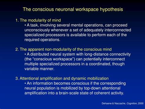 ppt cerebral bases of masked priming and the neuronal workspace hypothesis stanislas dehaene