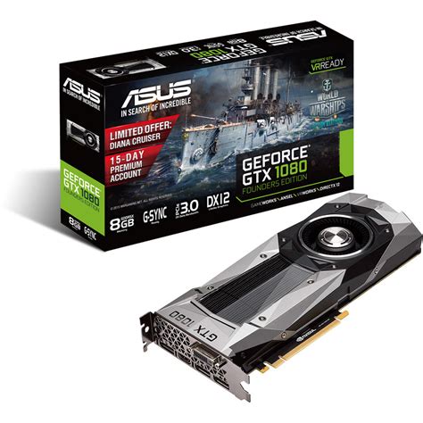Asus Geforce Gtx 1080 Founders Edition Graphics Card Gtx1080 8g