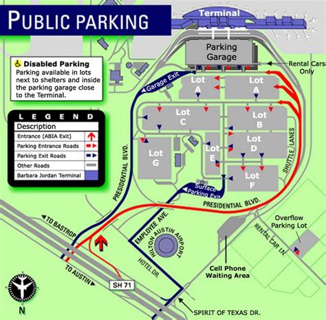 Abia Parking Map Map Of Abia Texas Usa
