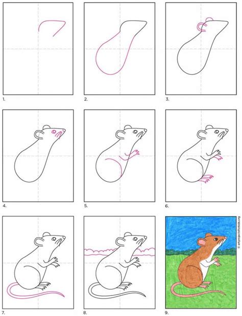 How To Draw A Mouse · Art Projects For Kids
