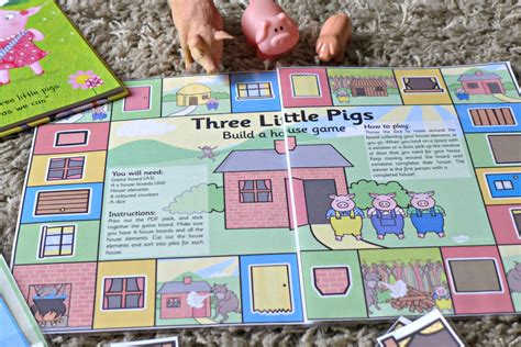 Here comes the big bad wolf! Three Little Pigs Tuff Spot
