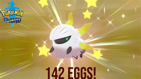 Shiny Larvesta In 142 Eggs Pokemon Sword And Shield Youtube