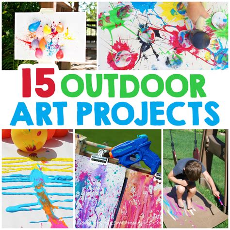 Outdoor Art Projects For Kids Spring Art Projects Art