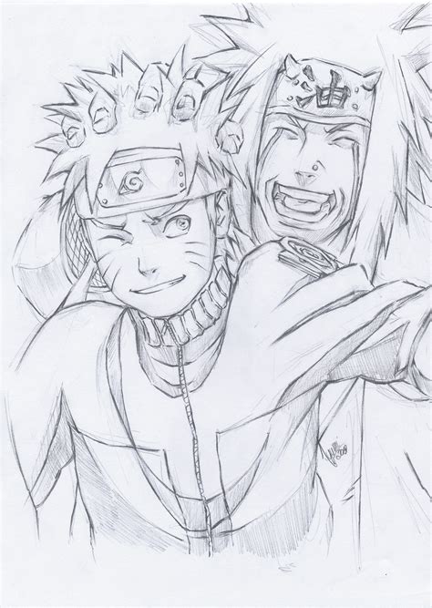Naruto And Jiraiya Behance
