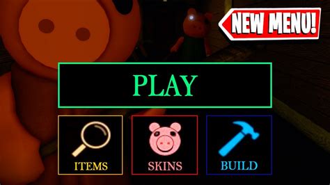 New Piggy Menu Update First Look L Roblox Piggy Youtube