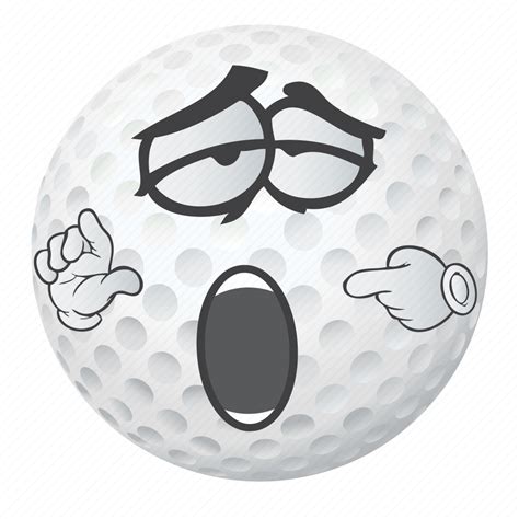 Ball Cartoon Emoji Face Golf Smiley Icon Download On Iconfinder
