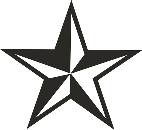 5 Pointed Star Clipart Best