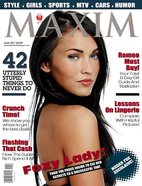 News Forgotten Maxim Cover For Megan Fox