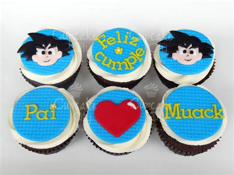 Goku Cupcakes | Goku, Cupcakes, Sweet cupcakes