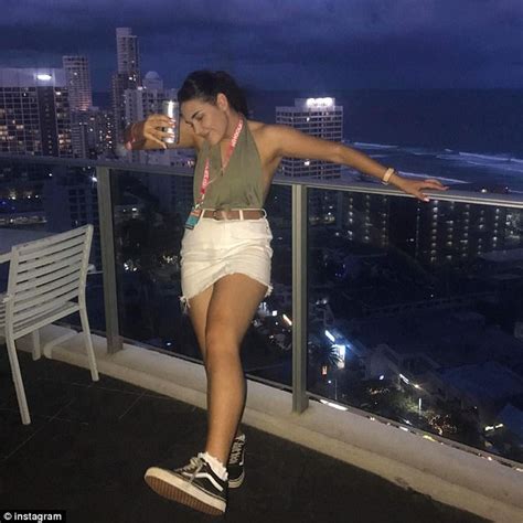 Schoolies Snapped Sitting On Balconies On The Gold Coast Daily Mail