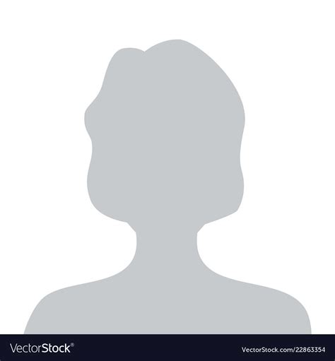 Person Gray Photo Placeholder Woman Royalty Free Vector