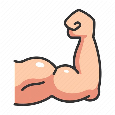 Cartoon Muscle Arm Png
