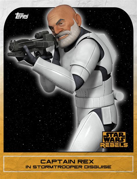 Captain Rex In Stormtrooper Disguise Star Wars Rebels Retro Star