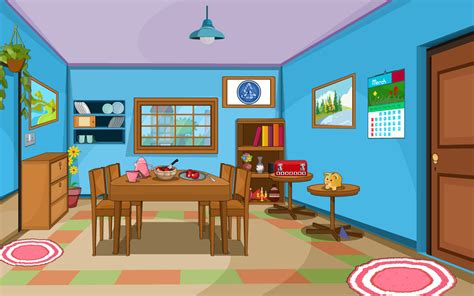 Living room interior vector illustration flat design living. Escape Radical Room