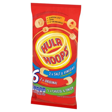 Hula Hoops Variety Multipack Crisps 6 Per Pack Zoom