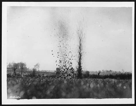 German Shell Bursting Close To Our Trenches Shelling Near Flickr