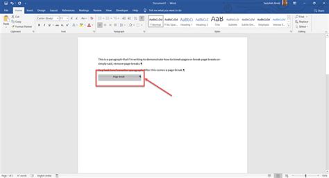 How To Remove A Page Break In Word Candidtechnology