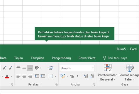 Di mana tab lembar kerja saya?