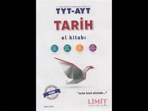 Limit Yayınları TYT AYT Tarih El Kitabı - YouTube