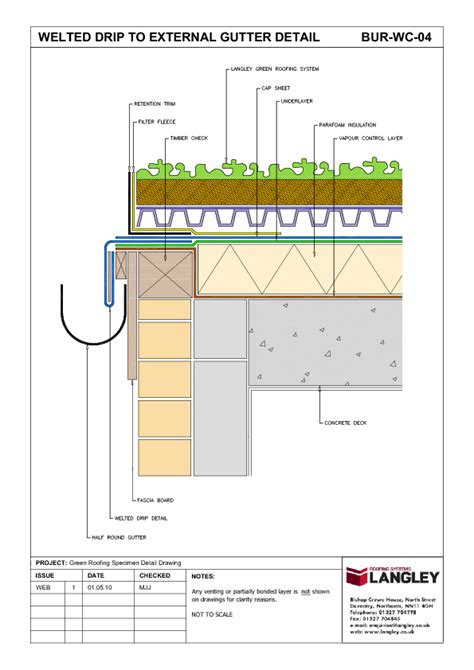 This section of construction details includes: green roof detail - Google Search | Green facade, Green ...