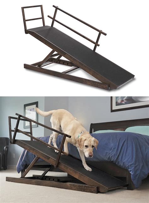 Bed Ramp For Large Dogs Adjustable To All Bed Heights