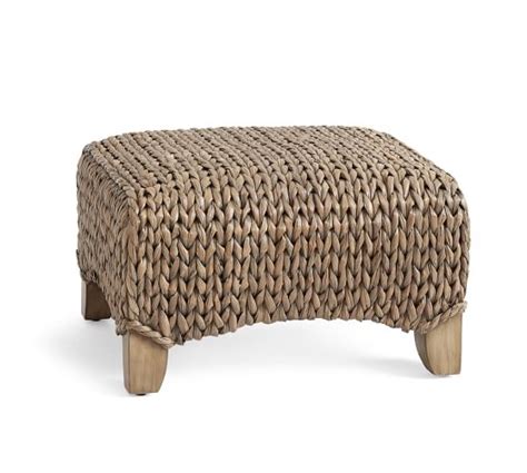 Find the best ottomans at zanui. Seagrass Ottoman Stool, Havana Dark | Pottery Barn