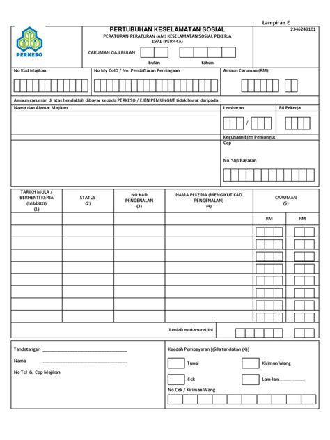 Syarat kelayakan program subsidi upah majikan perlu buat secara manual dengan mengisi borang dan email kepada pihak socso. MOshims: Borang 2 Perkeso 2018