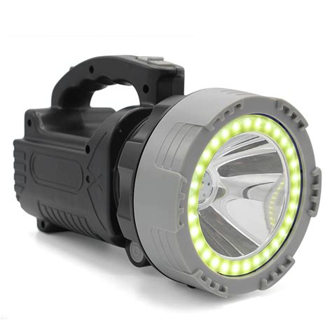 Fishtec Lampe Torche Rechargeable Led Cob Batterie Lithium