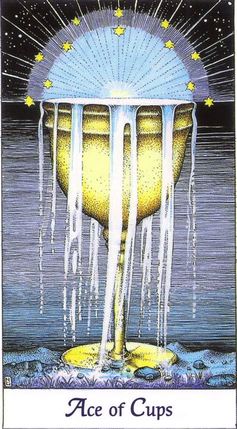 We did not find results for: Ace of Cups | Cosmic Tarot by Norbert Lösche | An overflowing cup represents the element water ...